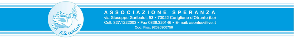 SPERANZA ONLUS
